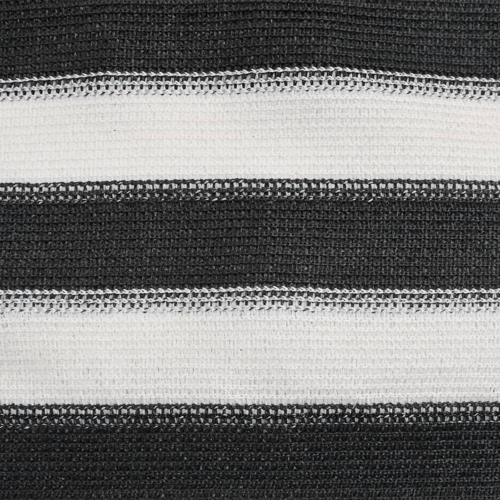 Vidaxl Shading Net, Anthracite-White, 1.5X10 M, Hdpe, 195 G/M²