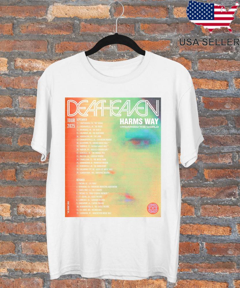 DEAFHEAVEN Band Harms Way I Promised The World Tour T Shirt Unisex T-Shirt M