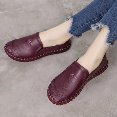 2024 Mocasini din piele de vacă de modă Mocasini de lux pentru dama Mocasini de vară pentru femei Pantofi oxford de zi cu zi pentru femei.