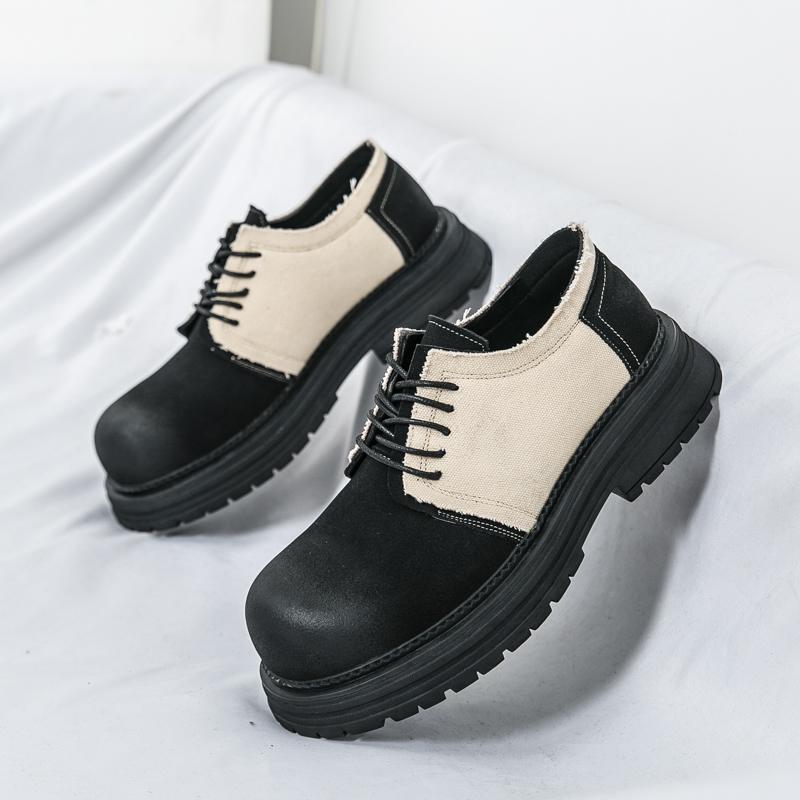 

Новые классические туфли дерби мужские повседневные удобные модные с круглым носком кожаные туфли мужские для тренировок на открытом воздухе рабочие туфли размер 38-45 45 чёрный