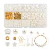 Jewelry Making Set for Bracelets Earrings Necklaces Jewelry Making 1020Pcs Artificial Pearls Beads with Jewelry Findings