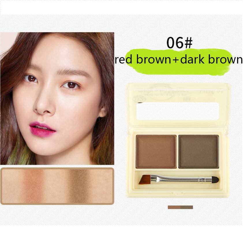 

Двухцветная пудра для бровей с двойным эффектом, естественная трехмерная водонепроницаемая 6