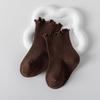 5Pairs Breathable Baby Cotton Socks Autumn Spring Newborn Socks Toddle Short Tube Socks  Newborn
