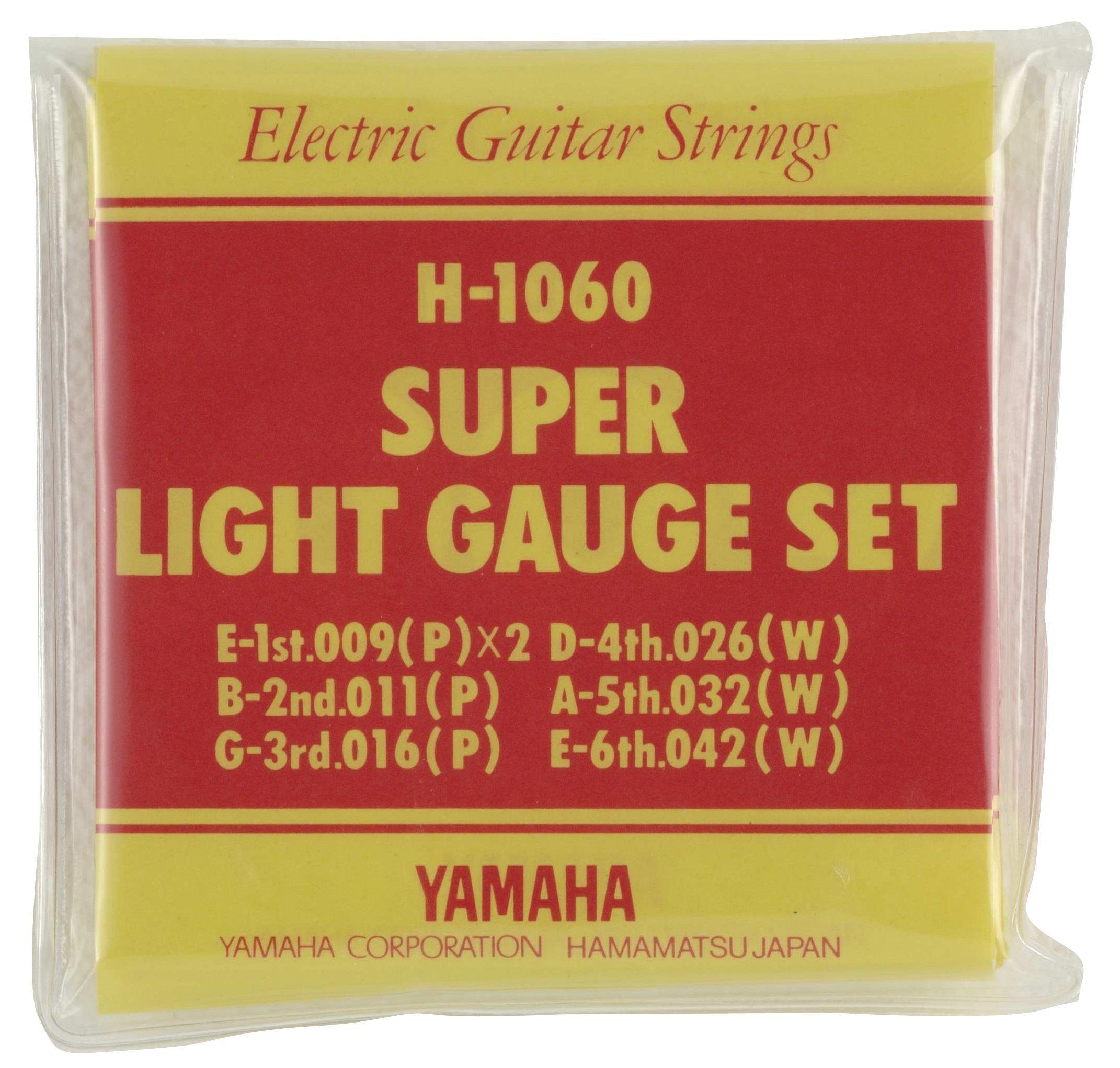 

YAMAHA Super Light Gauge комплект струн для электрогитары H1060