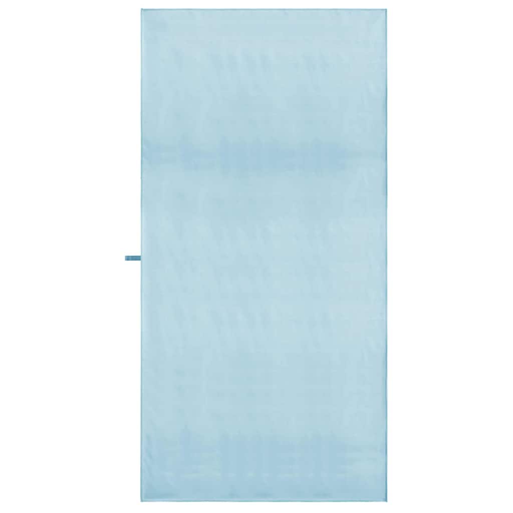 Sports Towels 2 Pcs Blue 180 X 90 Cm Polyester and Polyamide