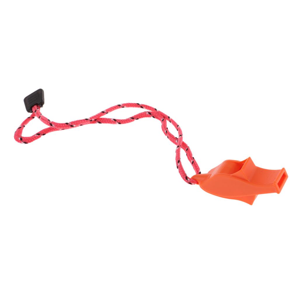 Portable Plastic High Decibel Outdoor Hiking Camping Emergency Tool оранжевый