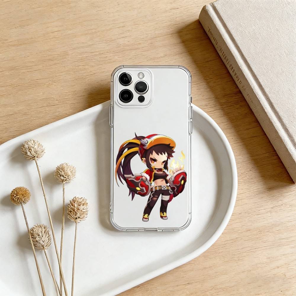 Game M-Maple S-Story-MS Phone Case For iPhone 17 16 15 14 13 12 11 Mini Pro Max Plus Transparent Cover