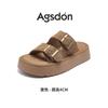 Augusteng Thick-soled Slippers Women's Summer Wear 2025 New Small Soft-soled One-pedal Birkencool Slippers