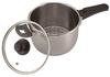 Pearl Metal HB-5137 Silver Pressure Cooker for Everyday Use, 3L, with Glass Lid and Strainer