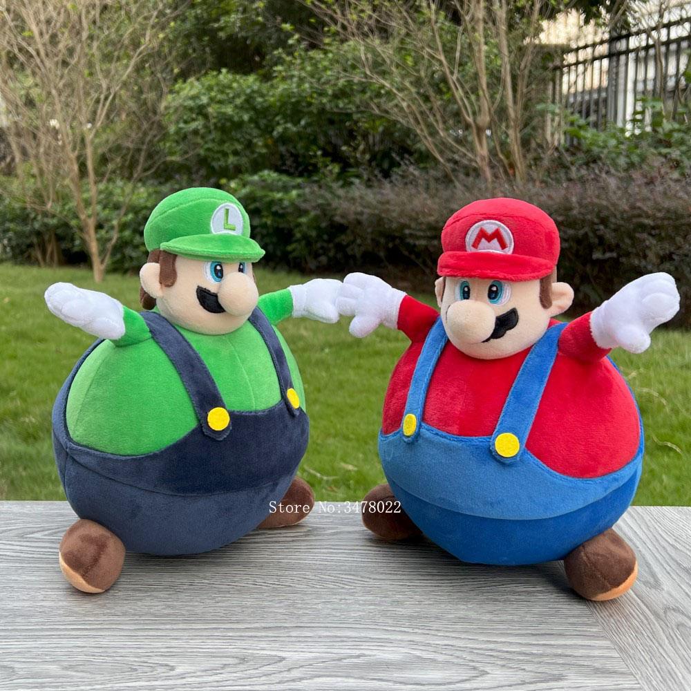 Super Mario Bros Wonder Plüschtier Set Weiche Kuscheltiere mit Mario Luigi Peach Und Daisy Perfektes Weihnachtsgeschenk