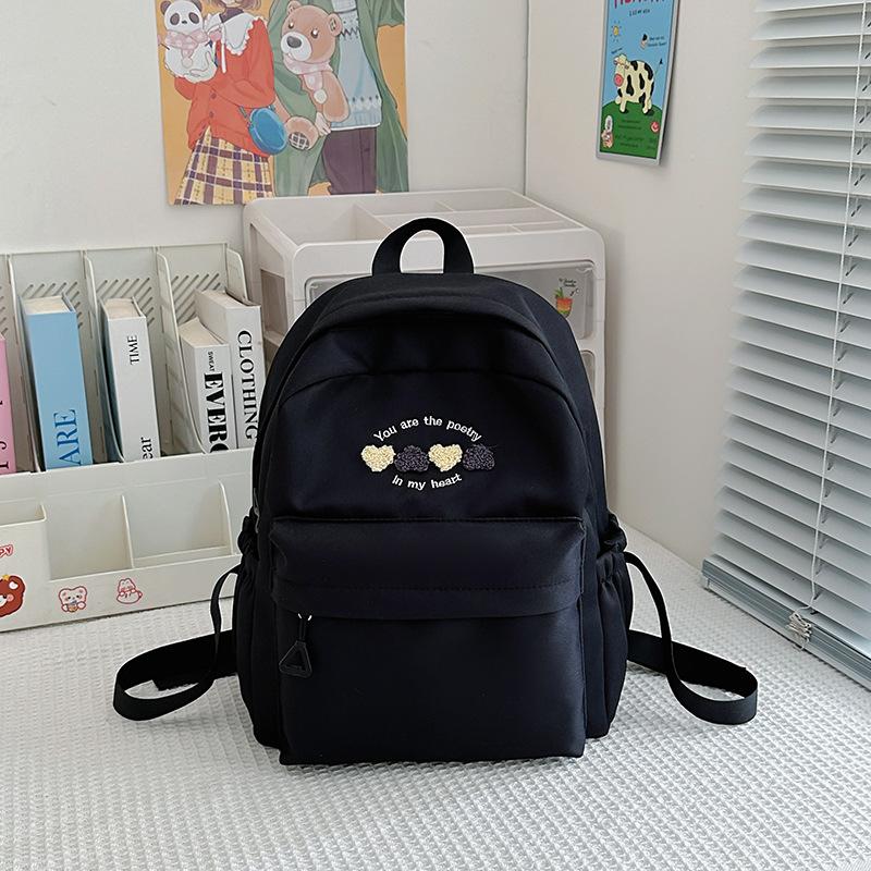Schoolbag new junior high school high school primary school schoolbag girl high value simple travel large capacity Korean version ins backpack