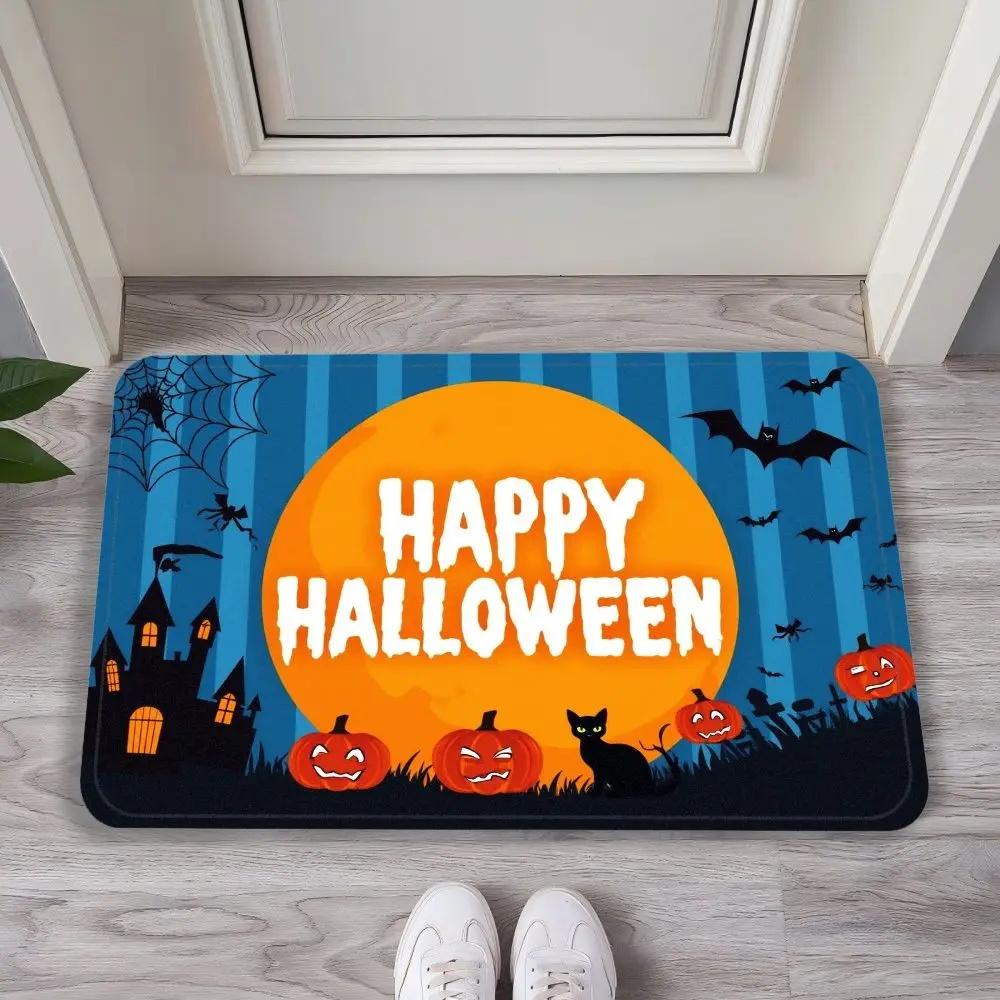 Halloween Carpet, Entrance Door, Foyer, Floor Mat, Bedroom, Bathroom, Festival Set, Scream Mat, Home Decoration