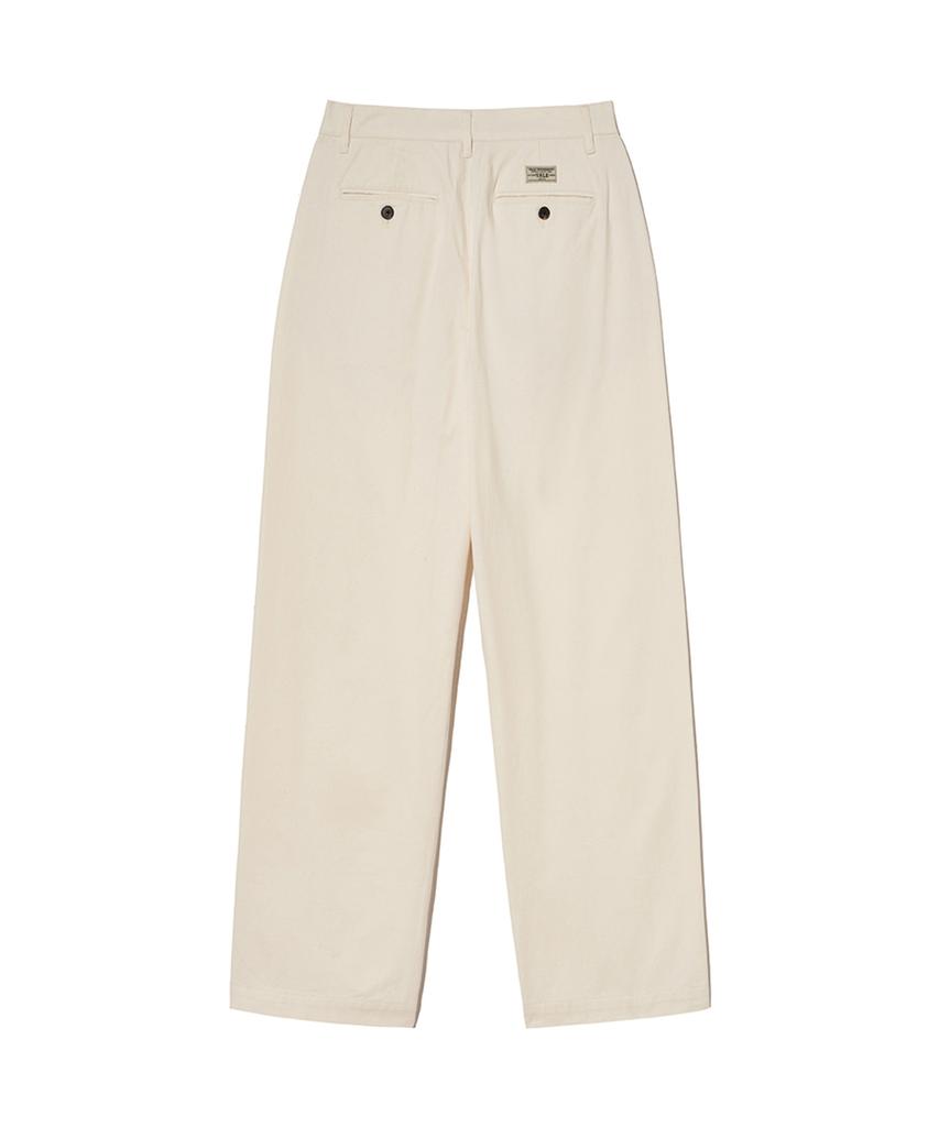 YALE Premium Vintage Coin Pocket Tapered Chino Pants_Cream