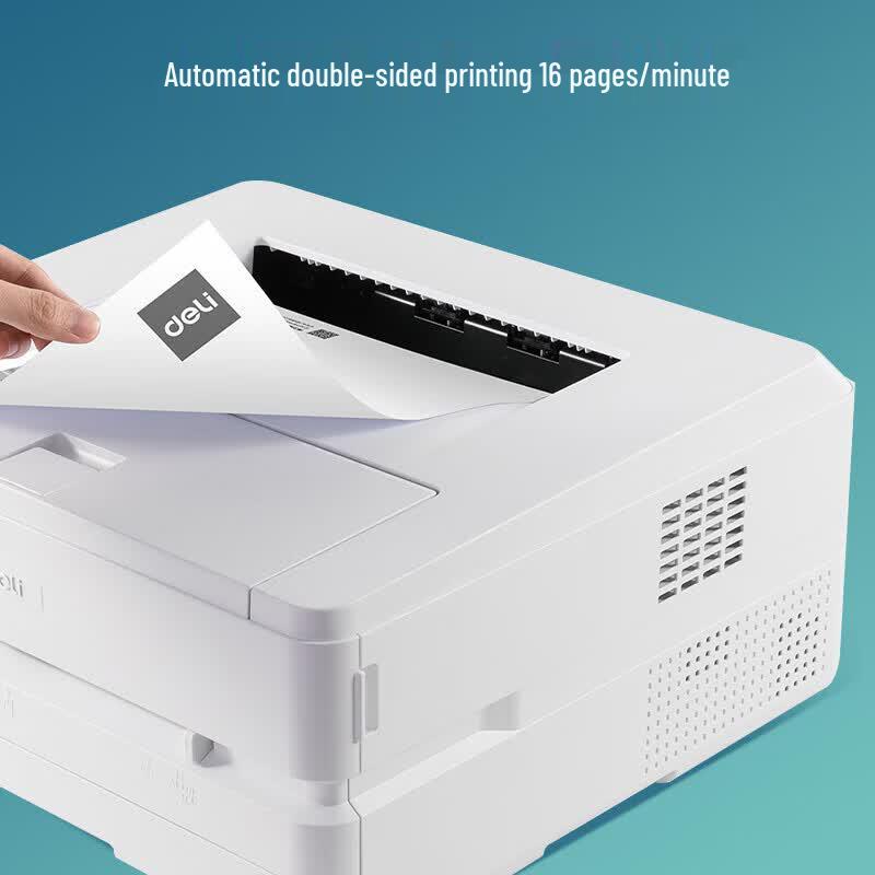 Deli P2500D Black and White Laser Printer CN plug (adapter included)