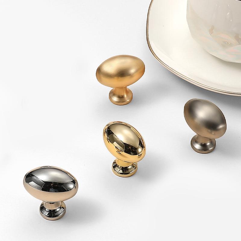 Furniture Hardware Zinc Alloy Round Ball Cabinet Door Handles Cabinet Wardrobe Pull Round Single-Hole Drawer Knob