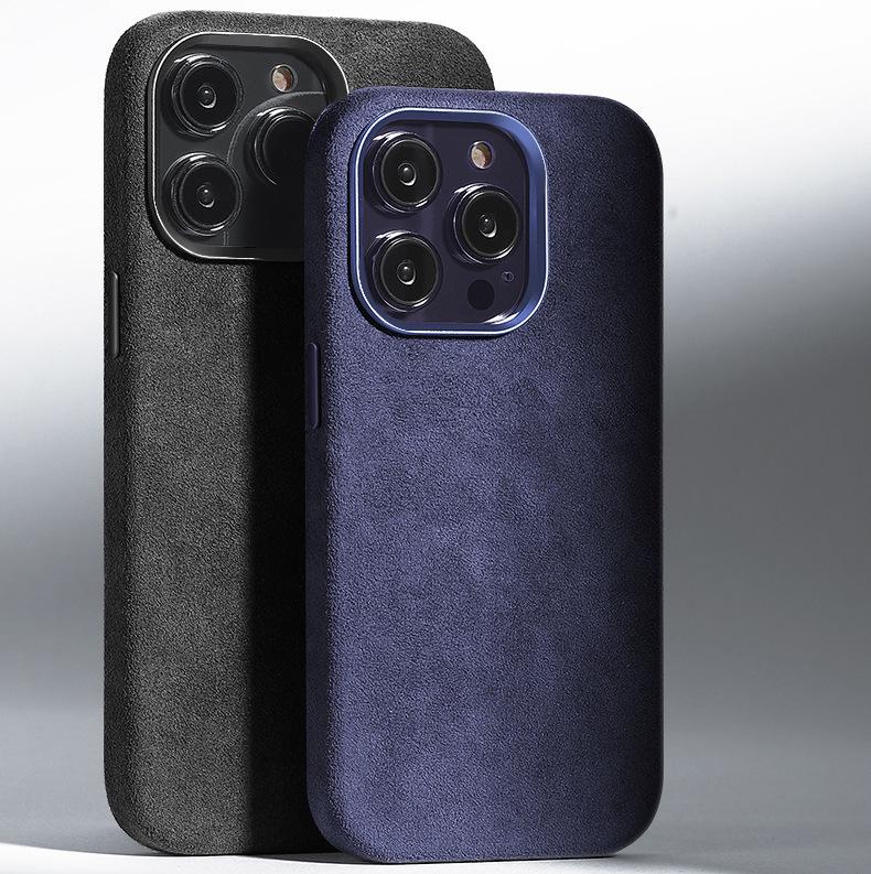 High-Grade Suede Protective Case for Apple iPhone 17 Pro Max, 16 Pro, and 15 Pro