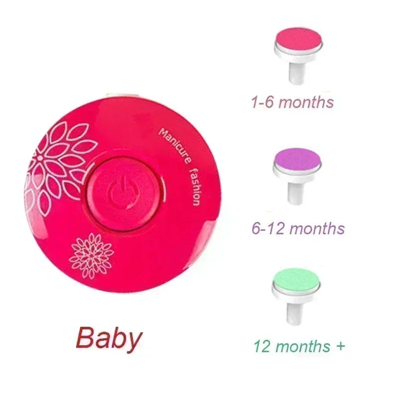 Non-Toxic Electric Baby Nail Trimmer Baby Items Kid Nail Polisher Tool Care Kit Easy To Trim Nail File Newborn Baby Things Bebe Accessorie