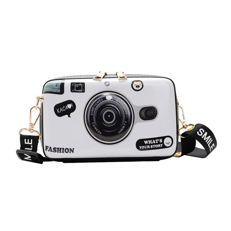 

Универсальная сумка на одно плечо с косой лямкой для женщин, модная, стильная, индивидуальная, дизайнерская сумка для камеры, цветная коробка, мобильный телефон