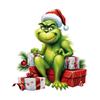 Fun Cartoon Acrylic Christmas Tree Hanging Decoration For Auto Style