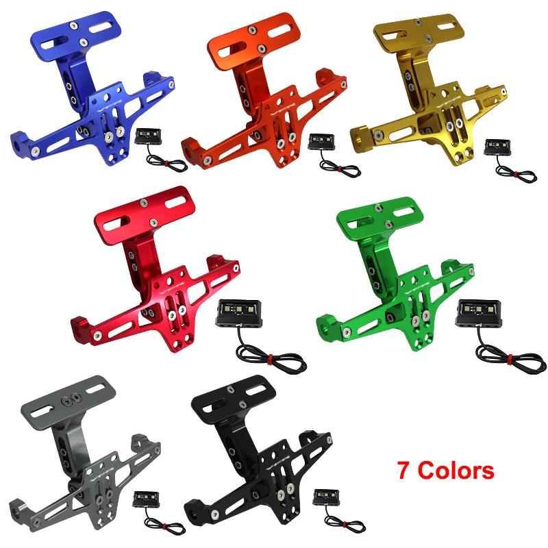 Pentru HONDA VFR 800 1200x VFR750 VFR800X VFR800F Motocicletă Reglabil Spate Coadă Curată Suport Placă de Înmatriculare Suport Lumină LED