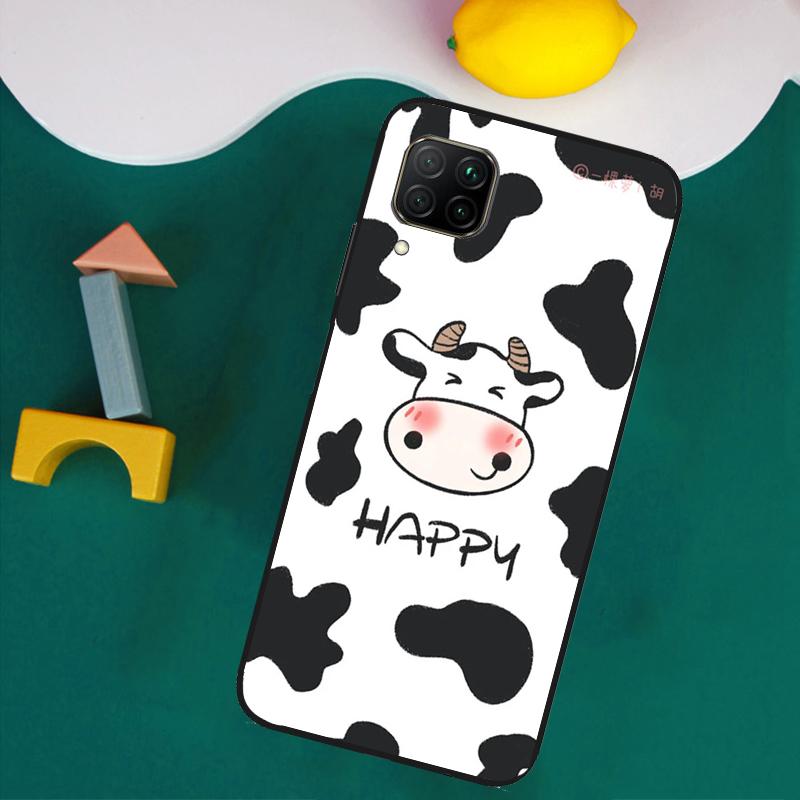 Milk Cow Skin Print Luxury For Huawei Nova Y61 Y91 Y73 Y72 Y70 Y60 Y90 12s 12i 11i 8i 9 10 SE P30 P40 Lite P60 Pro Case