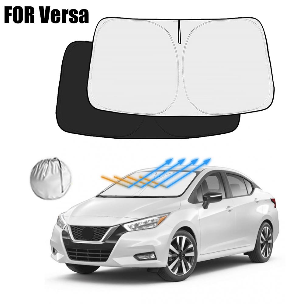For Nissan Versa 2020-2026 2026 2026 2026 2026 Car Windshield Sunshade Cover Front Window Sun Shade Visor Auto UV Protection