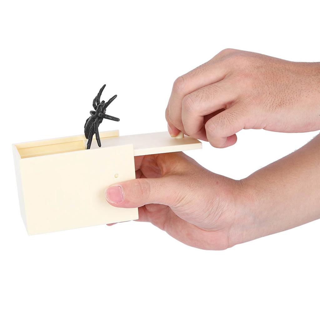 Simulering Falsk Edderkoppboks Morsom Triks Spøk Leke Gave til Halloween 1. april