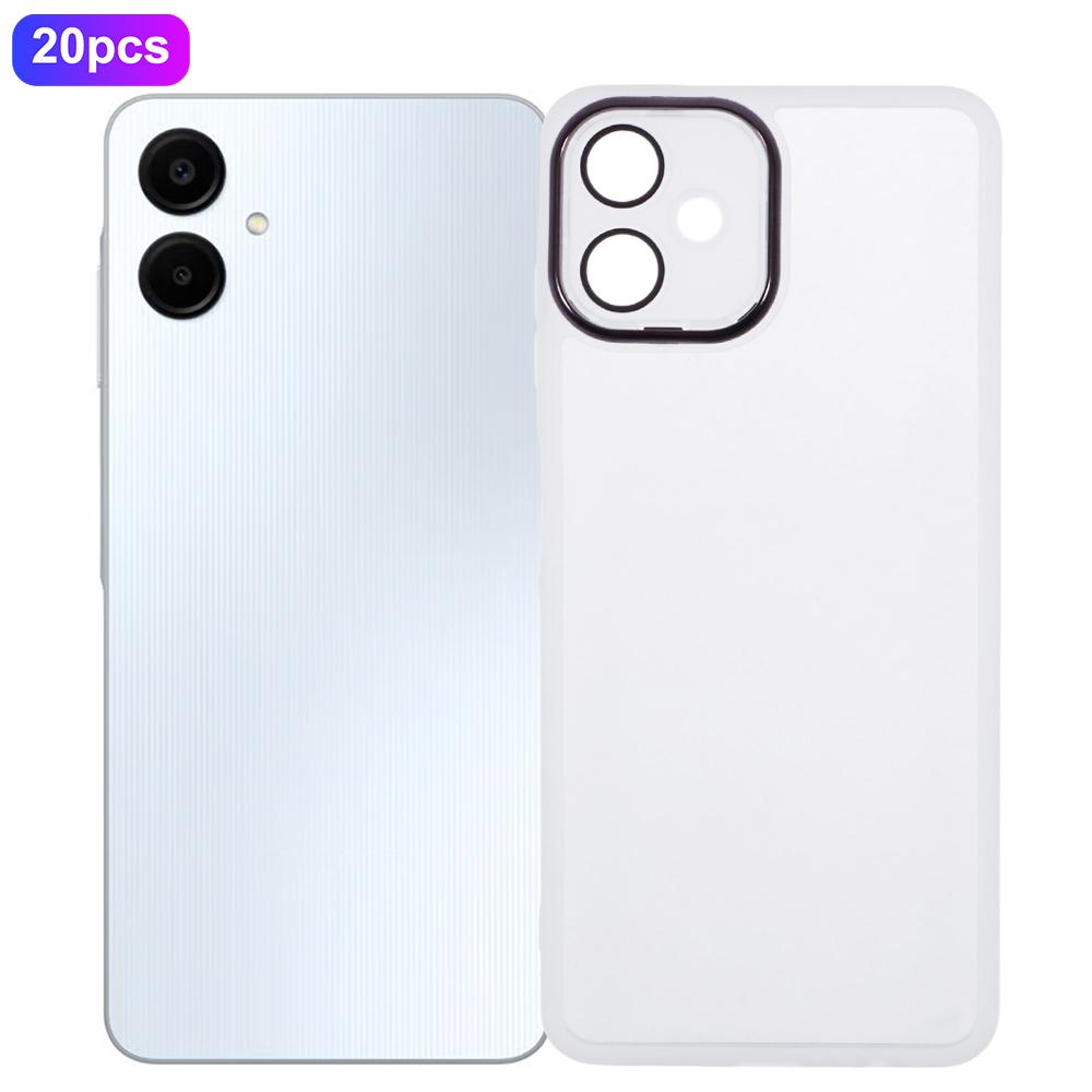 Bulk Purchasing 20Pcs For Samsung Galaxy A06 4G Case Electroplated Camera Frame TPU Phone Cover Precise Cutouts