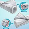 Mobile Air Conditioning Hose Insulation Cover Heat Reduction AC Duct Vent Cover Exhaust Tube Interface Cover For Workplace Dorm