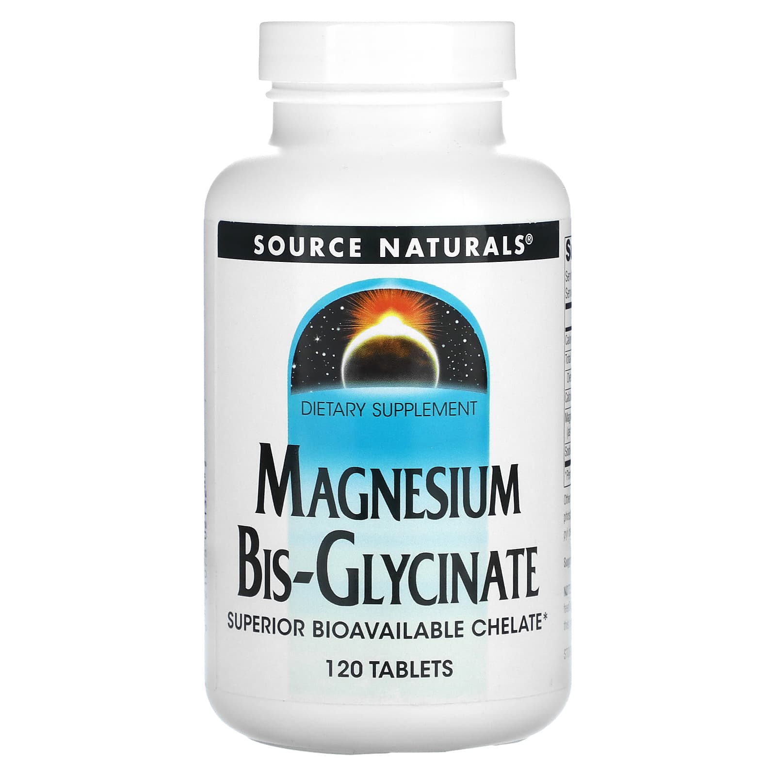 

Source Naturals, Магнію бісгліцинат, 120 таблеток