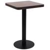 Day and Night - Day and Night Dark Brown MDF Bistro Table 50x50 Cm