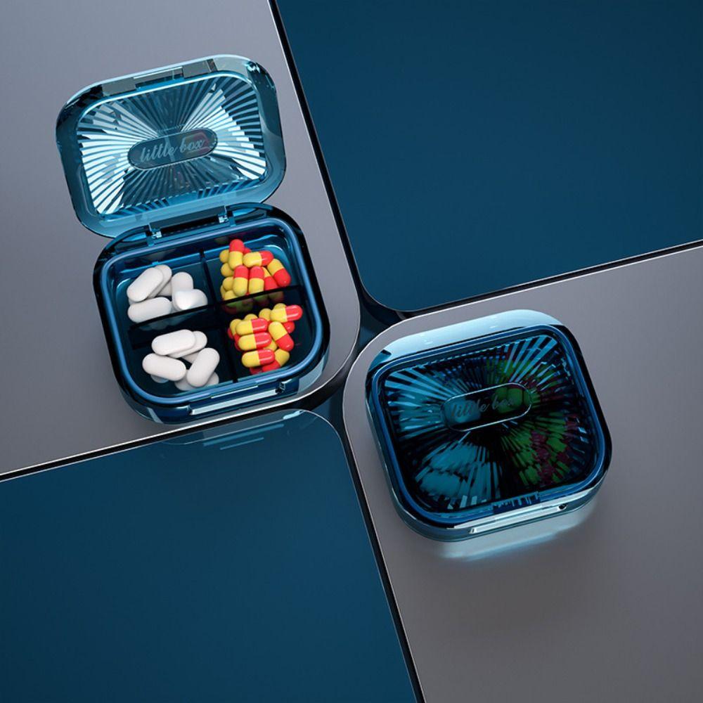 Portable Pill Storage Box Waterproof Pill Case Mini Sealed Storage Medicine Box  Home