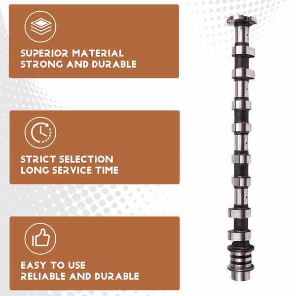 

Part 242002E004 fits the Hyundai Sonata exhaust camshaft assembly, model 24200-2E004. none