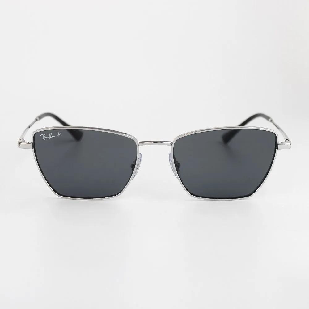RB3783 003/81 Silver-Dark Gray Ray-Ban Polarized Sunglasses