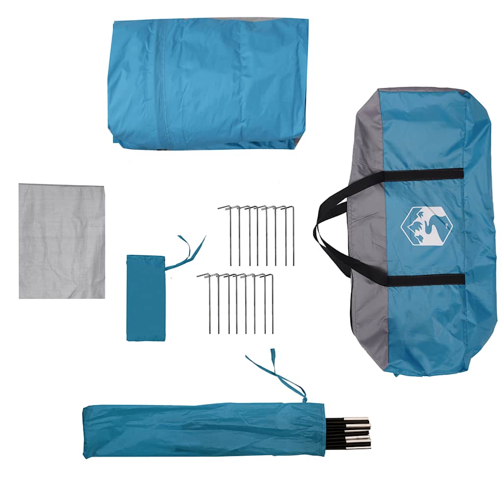 Car Tent for 4 Persons Blue Waterproof
