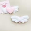 50pcs Heart Star Angel Wing Padded Appliques DIY Handmade Hair Clip Hat Decoration Material Sweet Wing Accessory patches