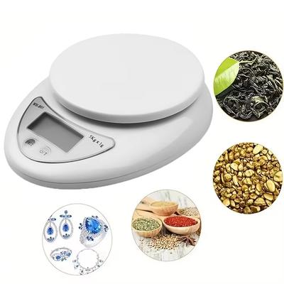 Digitální kuchyňská váha 5 kg / 1 g LCD elektronická váha Potřeby na pečení Nástroj na vážení