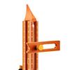 Yousheng Magnetic Marking Ruler, Multi-Function Scribing Tool, DIY Woodworking Scriber Line Maker, Portable Aluminum Alloy Woodworking Compass Scriber