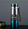 High-End Large Capacity Stainless Steel Thermos with Tea Infuser - Elegant Office Water Cup