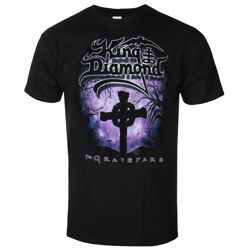 Retro King Diamond Graphic Cotton Tshirt Unisex Summer Short Sleeve Fashion Brand Tee Luxury Casual Vintage Tees