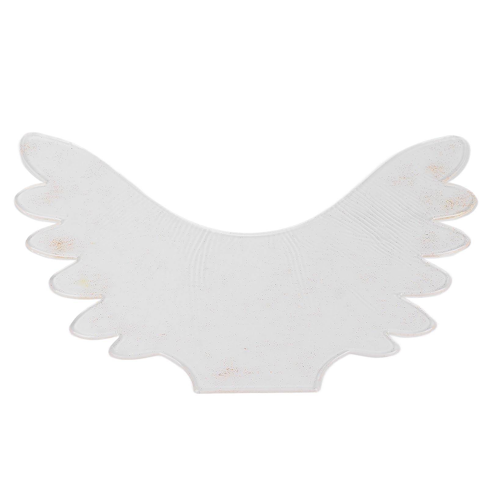 

Силиконовая накладка на грудь многоразовая в форме крыла с блестками против морщин силиконовая накладка на грудь для линий кожи