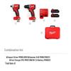 Milwaukee 18V Brushless Cordless Drill and Impact Driver Kit CN plug (adapter included)