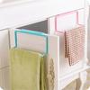 Kitchen Cabinet Cloth And Towel Rack, Non Perforated Storage Hanging Rack, Door Back Single Pole Organizer Lazy Storage Rack