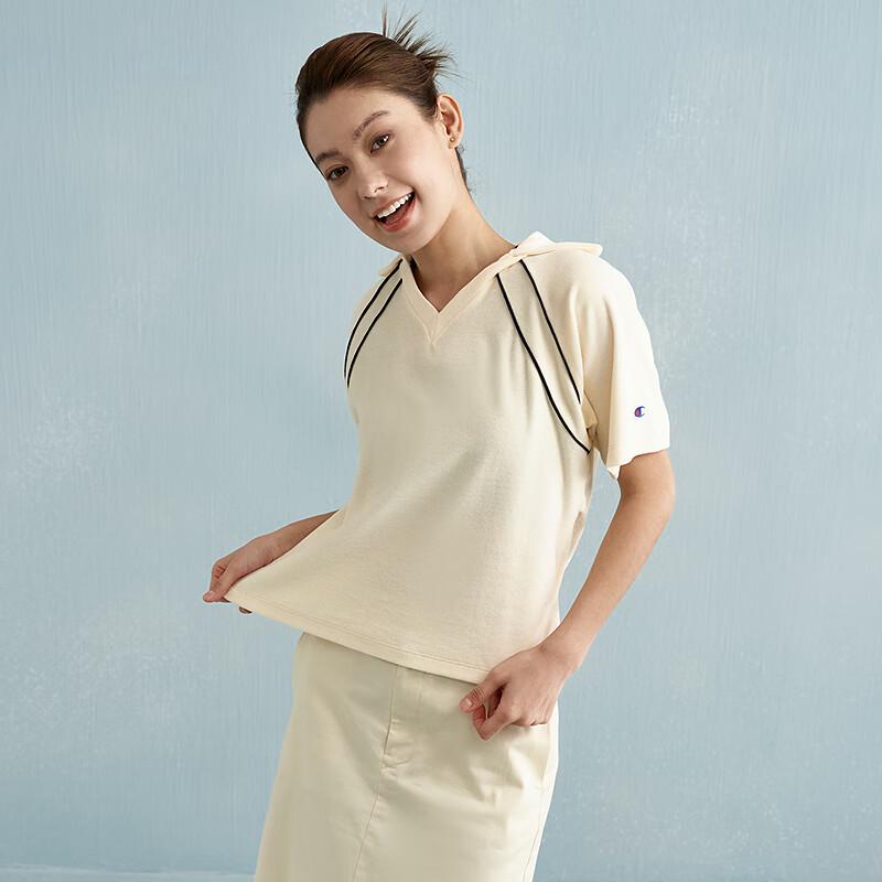 Champion Women's Corduroy V-Neck Polo T-Shirt