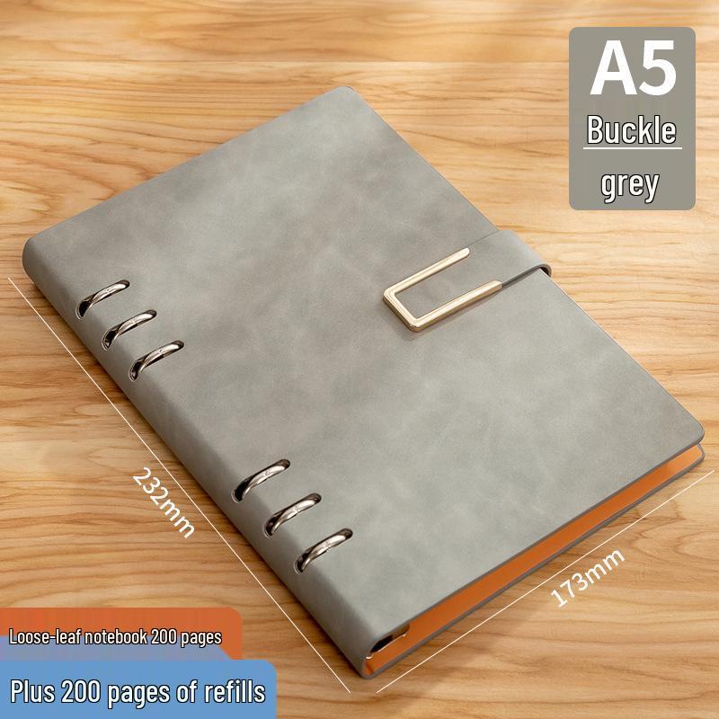 İş ve Öğrenciler İçin Çıkarılabilir Sert Kapaklı Gevşek Yapraklı Defter