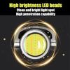 Rechargeable Mini EDC Keychain Flashlights Multifunctional Work Lights Portable Emergency Light for Walking Searching Hiking