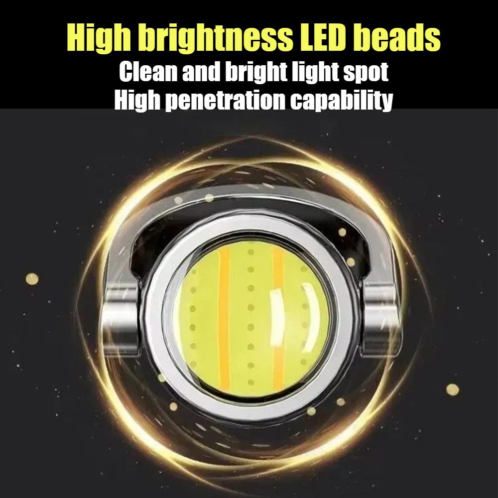 Rechargeable Mini EDC Keychain Flashlights Multifunctional Work Lights Portable Emergency Light for Walking Searching Hiking