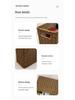 Imitation Rattan Weave Storage Basket for Home, Toys, Books, and Living Room Organization
