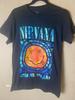 NIRVANA ''COME AS YOU ARE'' Smiley Face Psychedelické Groovy Tričko ČERNÉ Velikost S Unisex Tričko