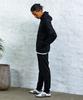 Combat Genuine Jersey Tracksuit Setup Top and Bottom Set Unisex [Adidas Sports] TR-74 Men's (XL, Black/Black)